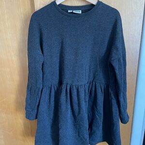 Long Sleeve Charcoal Top